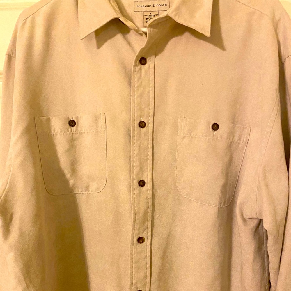 Like new Preswick & Moore Suede shirt